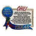 Texas Chili Blue Ribbon Recipe Fridge Magnet