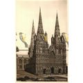 Cathedral From NW, Lichfield, 22930 RP Postcard
