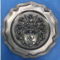 Vintage Guetezeichen Zinngeratral Pewter Wall P...