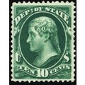 O62, Mint H 10¢ VF Official Stamp - SCV $250 - ...