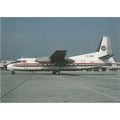 Burma Airways Fokker F27 600 Aircraft Postcard ...