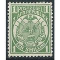 Transvaal 1885 SG183 1/- Yellow-Green Mounted M...