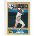 1987 Topps Andre Dawson baseball card #345-NM-H...