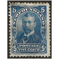 Newfoundland 1899 SG90 5c Blue Very Fine Used ....