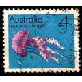 Australia 1973 Marine Life Mauve Stinger 4c Use...