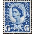 1967-9 Wales Regional Definitives, 4d Value. Ul...