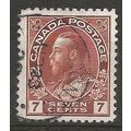 Canada 1929 SG251 7c Red-Brown Fine Used ..