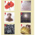 Great Britain SG 3626/31 PHQ: Postcards: Centen...