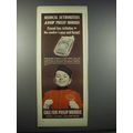 1944 Philip Morris Cigarettes Ad - Medical Authorities