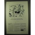 1969 The St. Paul Insurance Ad - Malevolent Swans