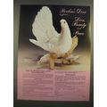 1988 Boehm China Fan-Tailed Dove Ad - Love Beau...