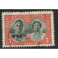 Canada 1939 Royal Visit 3c Black and Carmine SG...