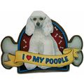 I love My Poodle Artwood Fridge Magnet