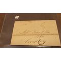 QV Queen Victoria 1839 GB Pre-Stamp Cover 'E' F...