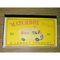 Matchbox - No62 TV Repair Van - Replica / Repro...
