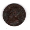 Great Britain. George II. Farthing 1754. dy19118