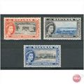 Bahamas stamps 1954 QE11- SG 201/203/210 mint h...