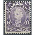 Sarawak 1895 SG30 6c Violet Mounted Mint.