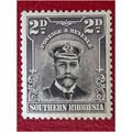 Southern Rhodesia KGV Admiral 1924 2d Black & P...