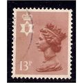 Northern Ireland GB 1984 13p Pale Chestnut N137...