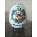 Porcelain egg Little Goat Herder 1994 M. I. Hum...