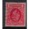 GB 1934 - 36 KGV 1d Scarlet Inverted Wmk SG 440...