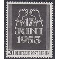 GERMANY BERLIN [1953] MiNr 0110 ( **/mnh )