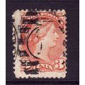 CANADA 1876 SG 83 3c ORANGE RED FINE USED #8