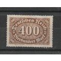 Germany.SG239 400m Brown on Buff.Mounted Mint.N...