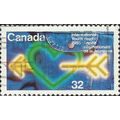 CANADA, International Youth Year, blue 1985, 32...