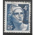 FRANCE 1945 MARIANNE LIBERTY gandon 4Fr used