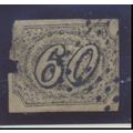Brazil Stamp Scott #9, Used, Faults