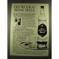 1979 Wodka Gorbatschow Vodka Ad - in German - Des Wodkas Reine Seele