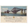 FORTH BRIDGE, SCOTLAND ..unused vintage postcar...