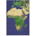 Africa Satellite Picture Postcard unused VGC