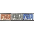 British Guiana 1937 Coronation set SG305-307 Mo...