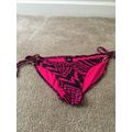 1 Pc George Women's Pink Black Print Swim Bikin...