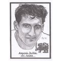 Aravinda De Silva Sri Lanka Cricket Artist Draw...