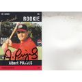 ALBERT PUJOLS ROOKIE 2004 AUTOGRAPHED PEORIA CH...