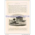 Temple of Vesta, Rome, Italy, Book Illustration...