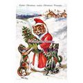 rp10524 - Louis Wain Cat - Father Christmas mak...