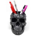Skull Penholder 4"T