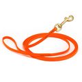 Dog Pet Leash Hunter Orange w/ Brass Hardware W...