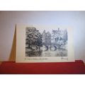 ST. JOHN'S COLLEGE, CAMBRIDGE vintage postcard artist,R Warwick =