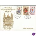 Soloman Islands FDC 1981 - SG 445-447 - Charles...