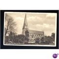 Sussex HORSHAM Parish Church Postcard by Frith ...