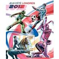 CENTRAL AFRICA 2011 SHEET MNH SUMMER OLYMPIC GA...