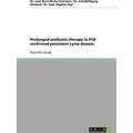 Prolonged antibiotic therapy in Pcr confirmed p...
