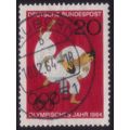 GERMANY 1964 Judo Olympics 20pf Sc#899 - USED @...