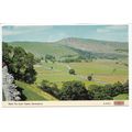 Mam Tor from Castle Derbyshire Postcard 0353